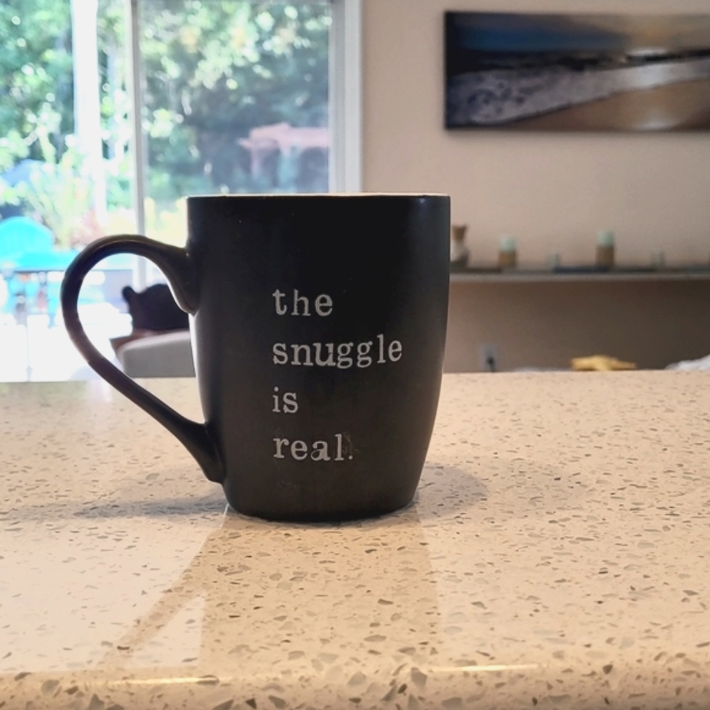"The Snuggle Is Real" Hazel & Co. Coffee/Tea Mug, standard size, NWOT